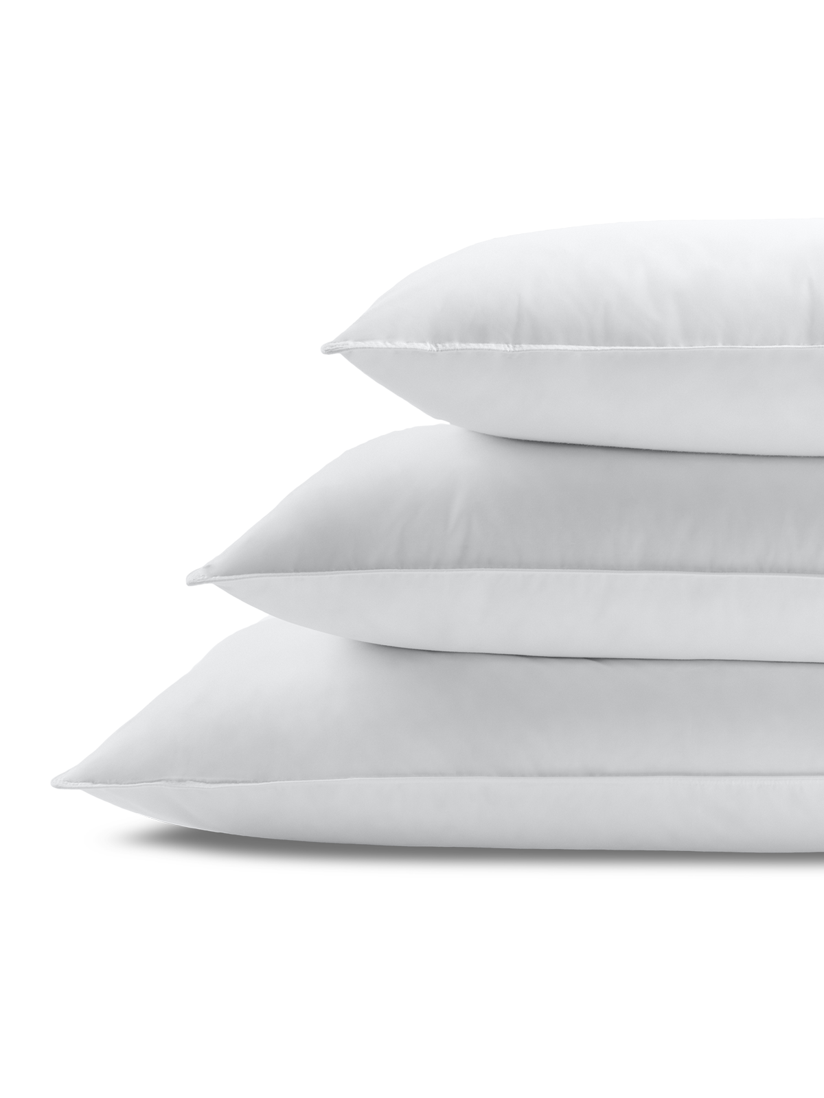 Down & Feather Pillow Stacked